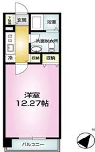 ファーストクラス中央インター【2階】の間取り