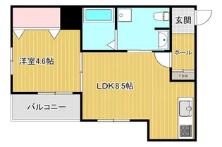 リーブルファイン大宮天沼町【2階】の間取り