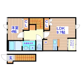 フェリーチェ【2階】の間取り