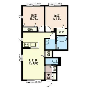 セントリビエ【1階】の間取り