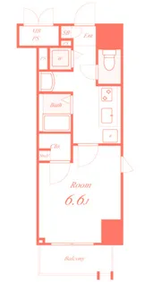 ルポルスタ湘南【5階】の間取り