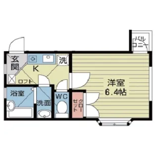グリシーヌ成城【2階】の間取り
