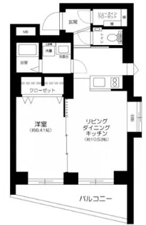PROSPECT KAGURAZAKA【3階】の間取り