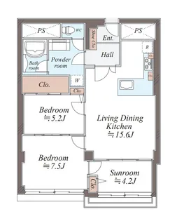 ニュー赤坂コーポラス【4階】の間取り