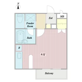 クレストリッジ・プレイスI【1階】の間取り