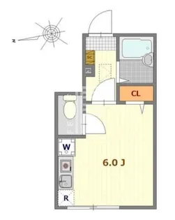 東京都世田谷区上馬1【アパート】の間取り