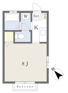 アースアイランドIII【1階】の間取り