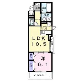 喜鈴【1階】の間取り