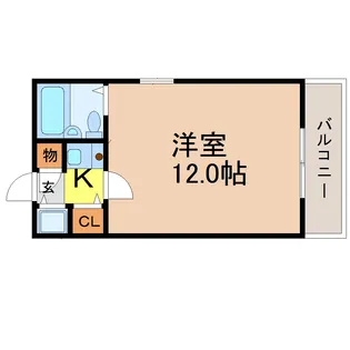 愛知県名古屋市昭和区山花町【マンション】の間取り