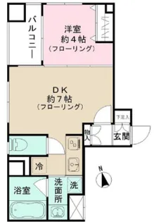 GL蔵前【2階】の間取り