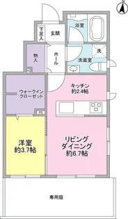 東京都世田谷区中町2【アパート】の間取り