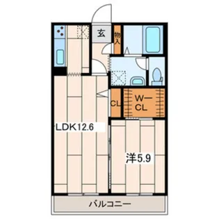 Raf fine Pala z zo【2階】の間取り