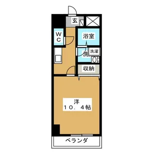 M‐stage Aoi【5階】の間取り