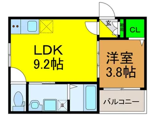 ユリシズ【2階】の間取り