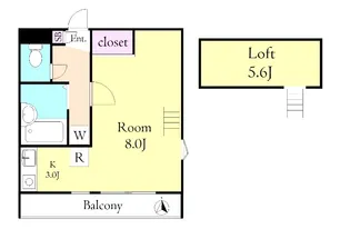 コージコート エム【2階】の間取り