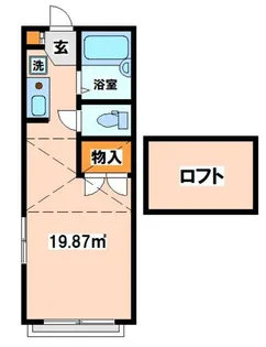 セントラルヒルズII【2階】の間取り