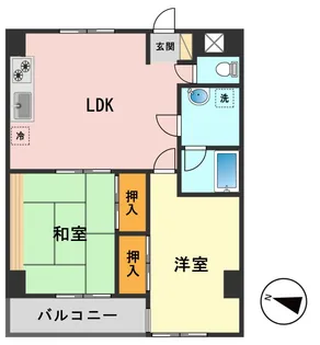 東京都江戸川区篠崎町7【マンション】の間取り