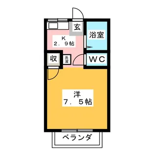 サンハイム大津【2階】の間取り