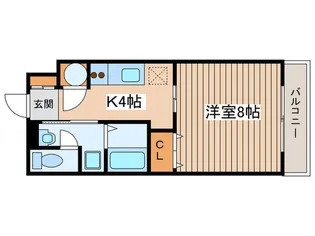 レフィ-ナ円山【4階】の間取り