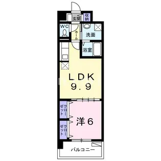 熊本県上益城郡益城町大字安永【マンション】の間取り