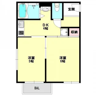 兵庫県神戸市北区鈴蘭台南町2【マンション】の間取り