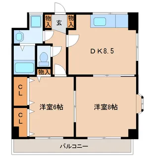 パルクK・I【3階】の間取り