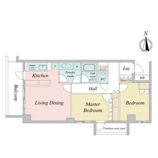 JMFレジデンス赤羽志茂【2階】の間取り