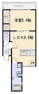 メゾンシャルム55【2階】の間取り