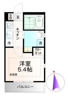 ピアコートTM東武練馬四番館【3階】の間取り