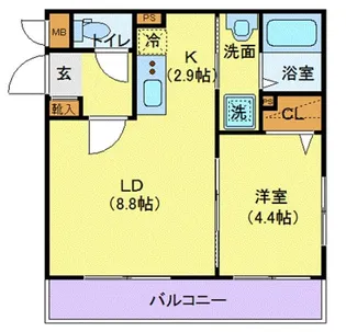 ALBA GRANDE麻生【4階】の間取り