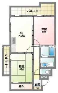 シャトーハイネ【4階】の間取り