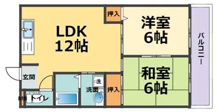 レ・プレ・キャトラン【3階】の間取り