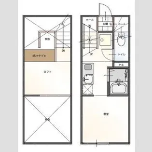 レジディア【1階】の間取り