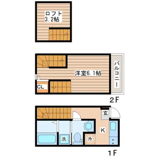 D-CASA文化町の間取り