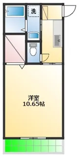 アイユー【3階】の間取り