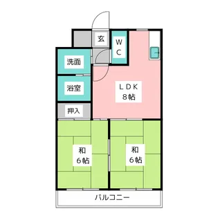 第2山崎マンション【2階】の間取り