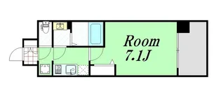 クリスタルグランツOSAKA WEST GATE【7階】の間取り