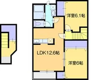 ジュエリーグラン【2階】の間取り