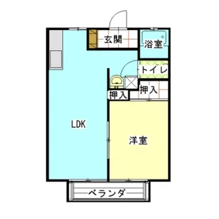 サンシティ ヨコスカ【1階】の間取り