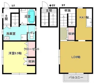 銀河ハウスIII Aの間取り