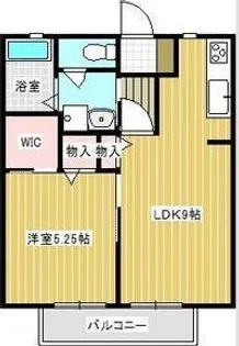 バリュージュ八乙女【2階】の間取り