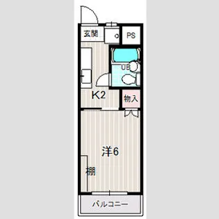 佐鳴台テニスビレッジ【2階】の間取り