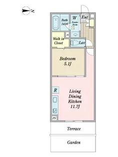 Broocklands【1階】の間取り