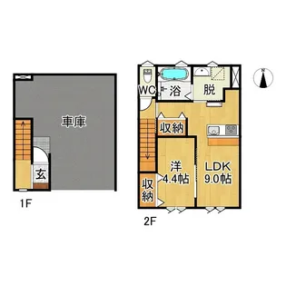 ロイヤルコーポラシュレ【2階】の間取り
