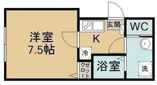城壁のカメリアIII【2階】の間取り