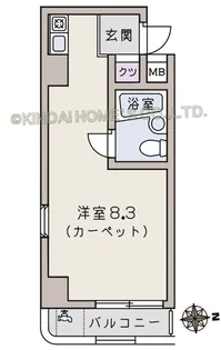 ネオハイシティ渋谷【3階】の間取り