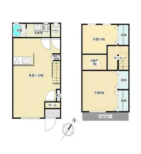 アーサーコートIIの間取り