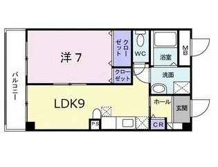 KENTOS東雲II【1階】の間取り