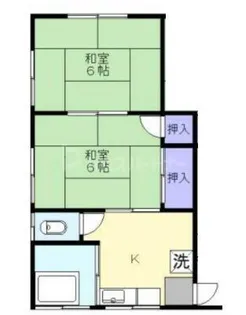 第二戸張荘【1階】の間取り