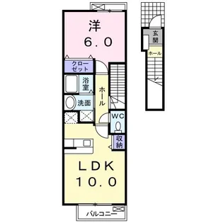 エビスFUNAI【2階】の間取り